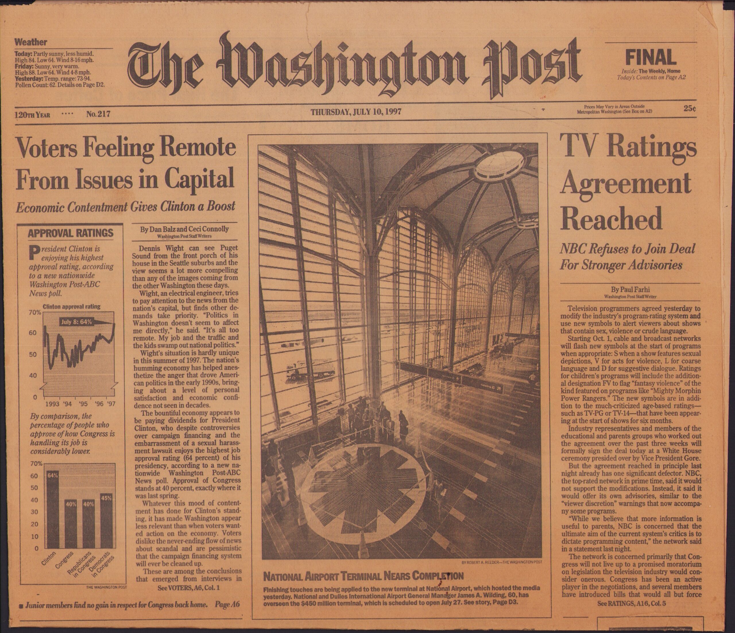 FlashBAC – Reagan National Airport Newspapers