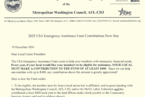 2025 CSA Emergency Assistance Fund Contributions